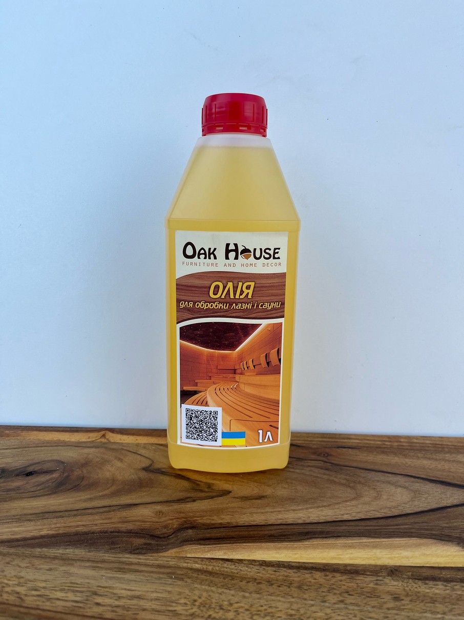 Олія для обробки парної, лазні та сауни Oak House